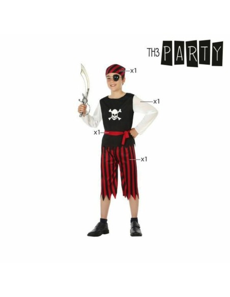 Déguisement pour Enfants Th3 Party Multicouleur Pirates (4 Pièces)