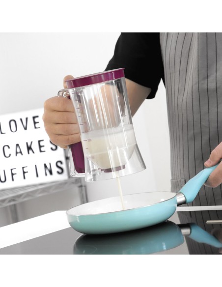 Carafe Distributrice de Pâte à Pâtisserie avec Livre de Recettes InnovaGoods