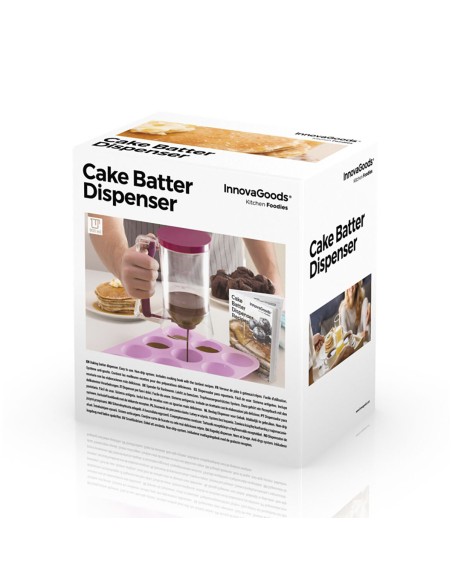 Carafe Distributrice de Pâte à Pâtisserie avec Livre de Recettes InnovaGoods
