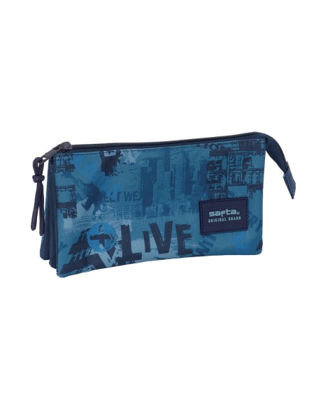 Fourre-tout Safta New edition Blue marine 22 x 12 x 3 cm