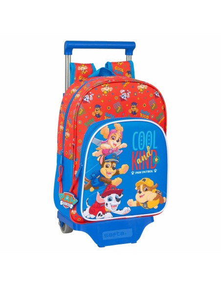Cartable The Paw Patrol Cool Bleu Rouge 26 x 11 x 67 cm 26 x 34 x 11 cm