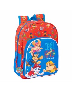 Cartable The Paw Patrol Cool Bleu Rouge 26 x 34 x 11 cm 2