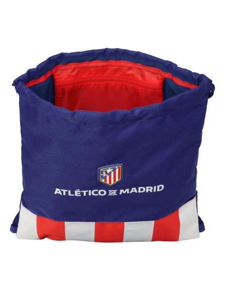 Sac à dos serré par des ficelles Atlético Madrid Bleu Blanc Rouge 35 x 40 x 1 cm