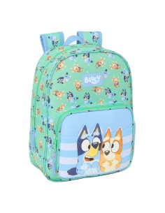 Cartable Bluey Sisters Vert 26 x 34 x 11 cm