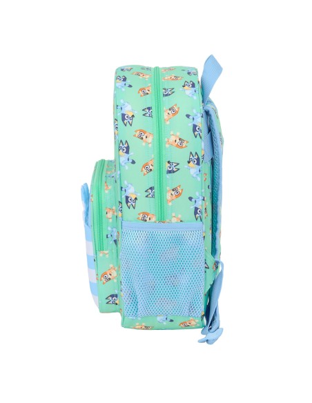 Cartable Bluey Sisters Vert 26 x 34 x 11 cm