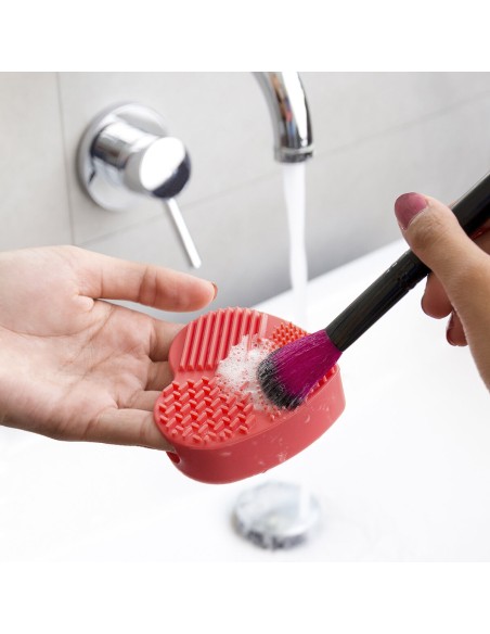Nettoyeur pour pinceaux de maquillage Heart InnovaGoods