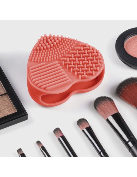 Nettoyeur pour pinceaux de maquillage Heart InnovaGoods