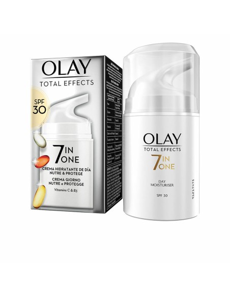 Crème de jour hydratante Olay Total Effects 7 en 1 Nutrition 50 ml Spf 30