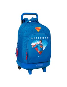 Cartable Superman Bleu 33 x 45 x 22 cm