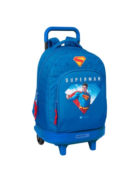 Cartable Superman Bleu 33 x 45 x 22 cm