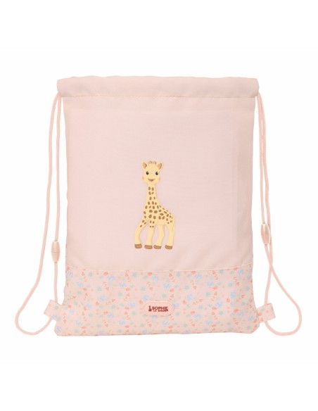 Sac à dos serré par des ficelles Sophie la Girafe 26 x 34 x 1 cm