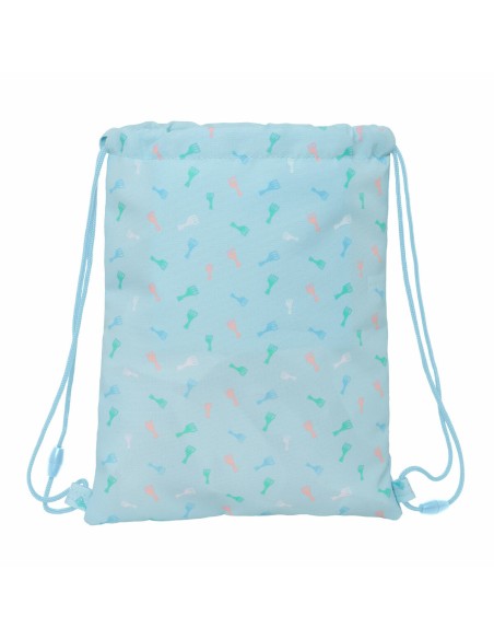 Sac à dos serré par des ficelles Sophie la Girafe Bleu 26 x 34 x 1 cm