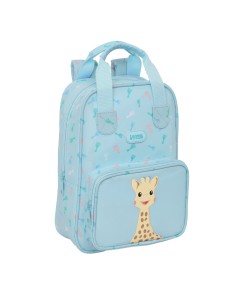 Cartable Sophie la Girafe Bleu clair 20 x 28 x 8 cm