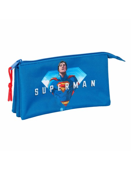 Fourre-tout Superman Bleu 22 x 12 x 3 cm
