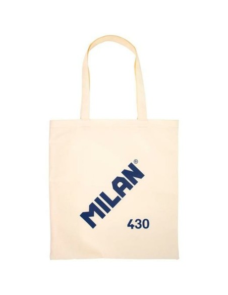 Sac en toile Milan 1918 Beige 41 x 38 x 0,5 cm (25 Unités)