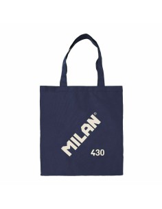 Sac en toile Milan Blue marine 41 x 38 x 0,5 cm