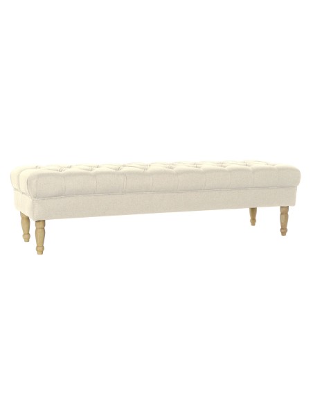 Banquette Home ESPRIT Crème Polyester Bois
