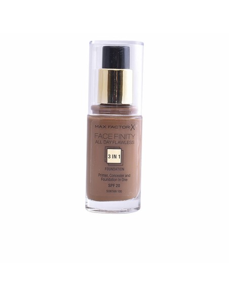 Base de maquillage liquide Max Factor Face Finity 3-en-1 30 ml