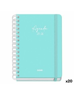 Agenda DOHE SERENITY WIRE´O Vert A5 150 x 210 mm 2025-2026 (20 Unités)
