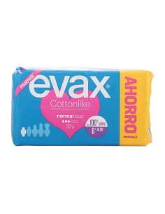 Compresses Normales avec Ailes CottonLike Evax