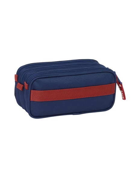 Trousse Fourre-Tout Triple El Pulpo Blue marine 21,5 x 10 x 8 cm