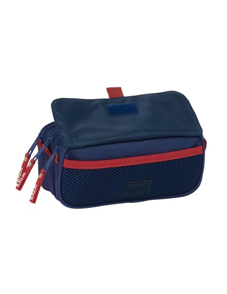 Trousse Fourre-Tout Triple El Pulpo Blue marine 21,5 x 10 x 8 cm