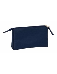 Trousse Fourre-Tout Triple El Pulpo   Bleu Blue marine 22 x 12 x 3 cm 2