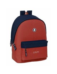 Cartable El Pulpo   Rouge Blue marine 31 x 44 x 18 cm