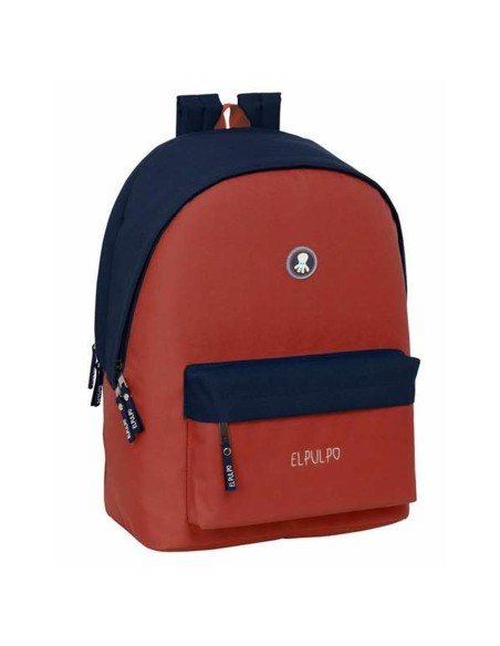 Cartable El Pulpo   Rouge Blue marine 31 x 44 x 18 cm