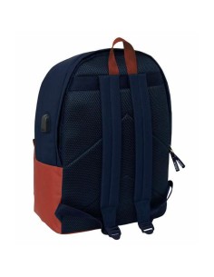 Cartable El Pulpo   Rouge Blue marine 31 x 44 x 18 cm 2