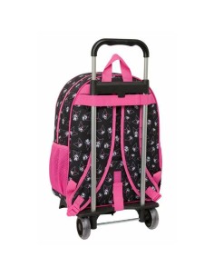 Cartable à roulettes Kuromi Noir Fuchsia 33 x 42 x 14 cm 2