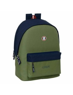 Cartable El Pulpo   Blue marine Kaki 31 x 44 x 18 cm
