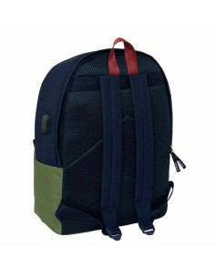 Cartable El Pulpo   Blue marine Kaki 31 x 44 x 18 cm 2