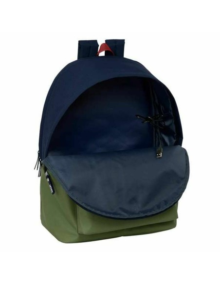 Cartable El Pulpo   Blue marine Kaki 31 x 44 x 18 cm