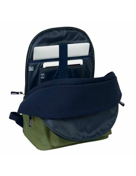 Cartable El Pulpo   Blue marine Kaki 31 x 44 x 18 cm