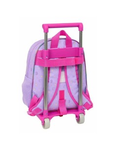 Cartable à roulettes Unicorn Academy Lila 28 x 34 x 10 cm 2