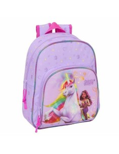 Cartable Unicorn Academy Lila 28 x 34 x 10 cm