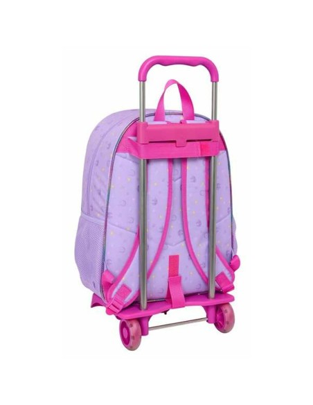Cartable à roulettes Unicorn Academy Lila 33 x 42 x 14 cm