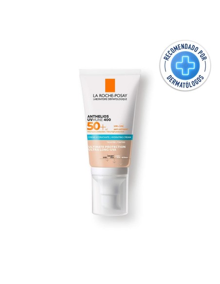 Crème Solaire Avec Couleur La Roche Posay Anthelios Uvmune 50 ml Blanc Spf 50 Crème Crème Hydratante avec Couleur
