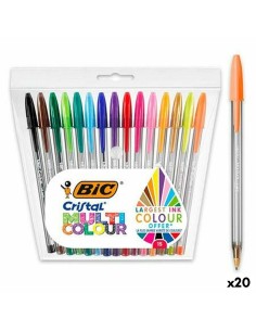 Ensemble de Stylos Bic Multicouleur 15 Pièces (20 Unités)