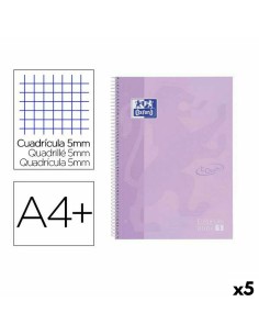 Cahier à Spirale Oxford A4 80 Volets (5 Unités) 2