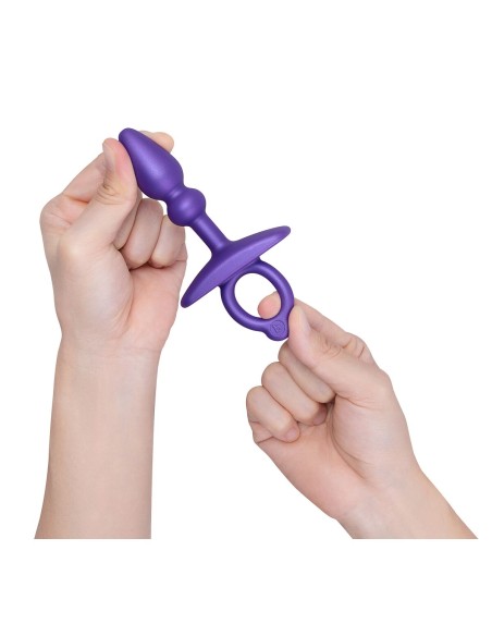 Plug Anal B-Vibe Violet (7,6 cm)