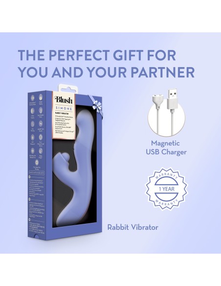 Vibrateur G-Spot Blush Blush Collection Violet Pourpre