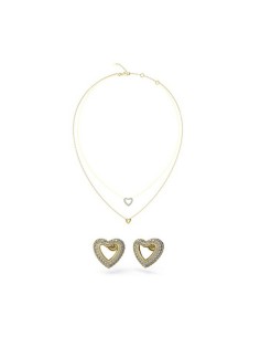 Ensemble Collier et Boucles d'oreille Femmes Guess JUBS05076JWYGT-U Doré