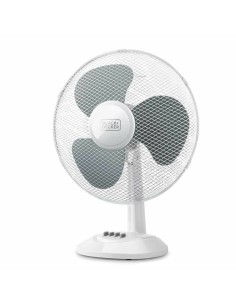 Ventilateur de Bureau Black & Decker ES9440030B Blanc Noir 40 W