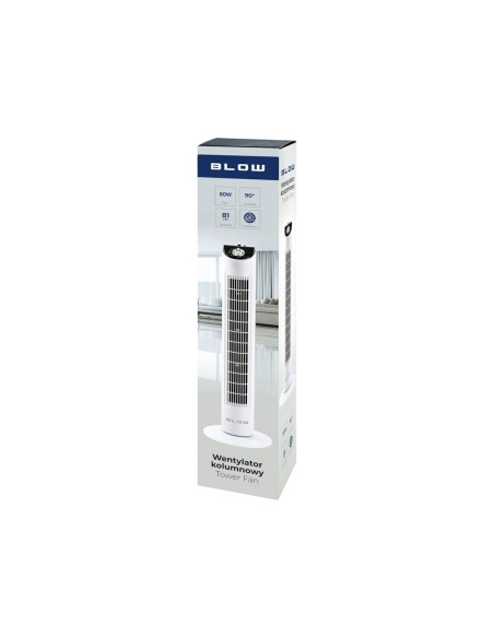 Ventilateur sur Pied Blow 44-073 Blanc 80 W