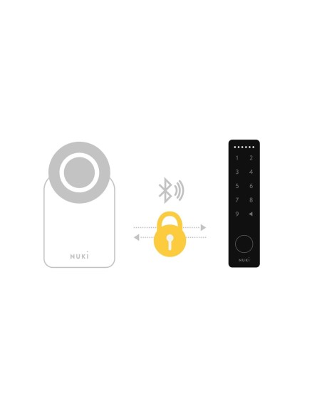 Télécommande pour Garage Nuki Noir