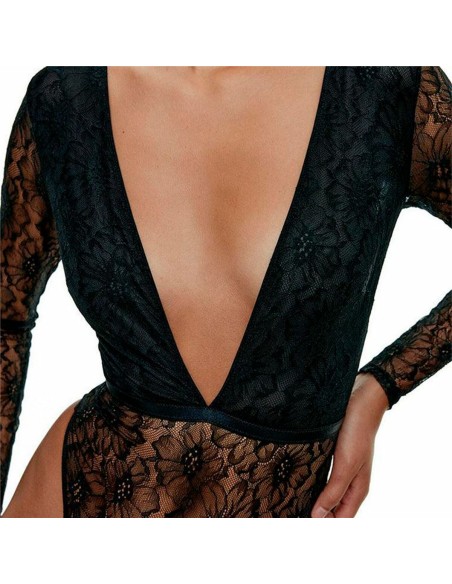 Body Black Limba  Long Sleeve Sade Noir