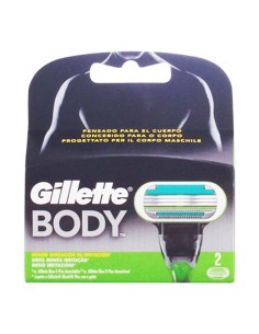 Lames de Rasoir de Rechange Body Gillette Body (2 uds) (2 Unités)