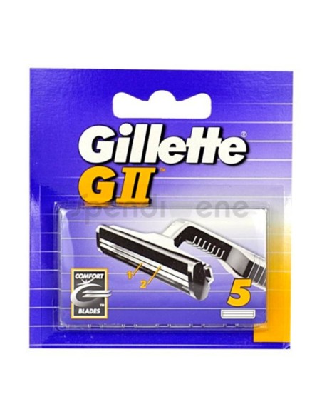 Lames de Rasoir de Rechange GII Gillette Ii (5 pcs)